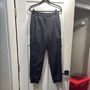 Women's Black Jogger Pants with Fleece- Eddie Bauer